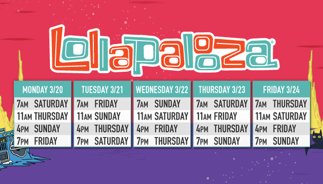 Lollapalooza Lineup